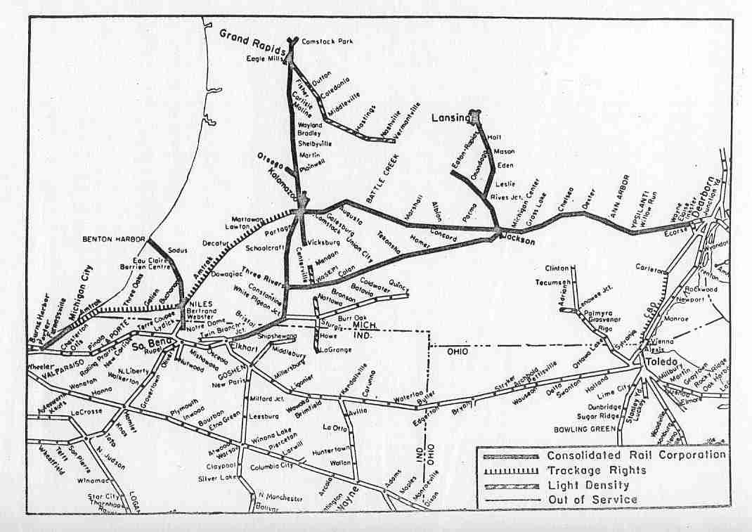 Conrail Track Charts